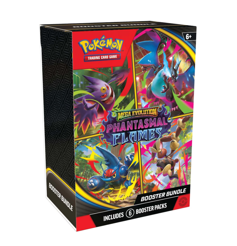 Pokemon Mega Evolution: Phantasmal Flames 6-Pack Booster Bundle