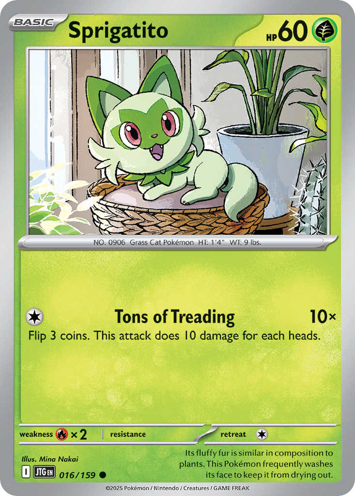 Sprigatito Journey Together #16 Pokemon Near Mint