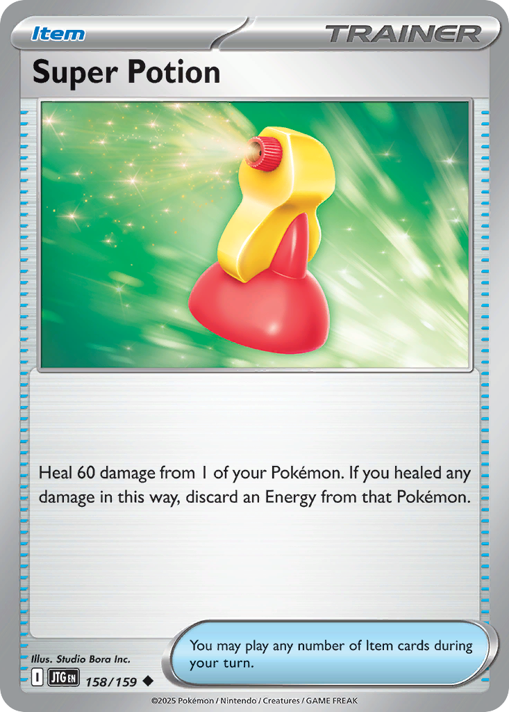 Super Potion Journey Together #158 Pokemon Near Mint