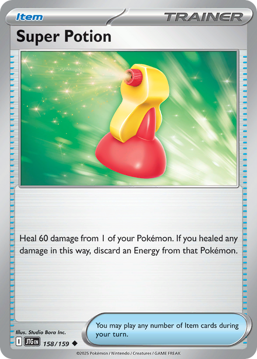 Super Potion Journey Together #158 Pokemon Near Mint