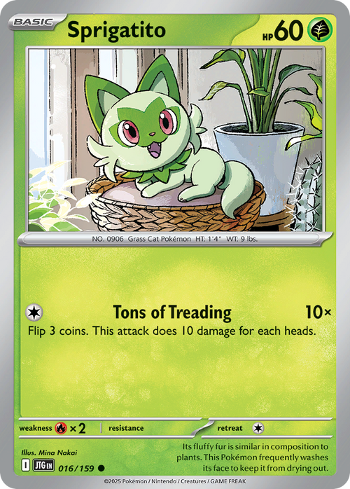 Sprigatito Journey Together #16 Pokemon Near Mint