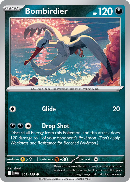 Bombirdier Journey Together #101 Pokemon Near Mint